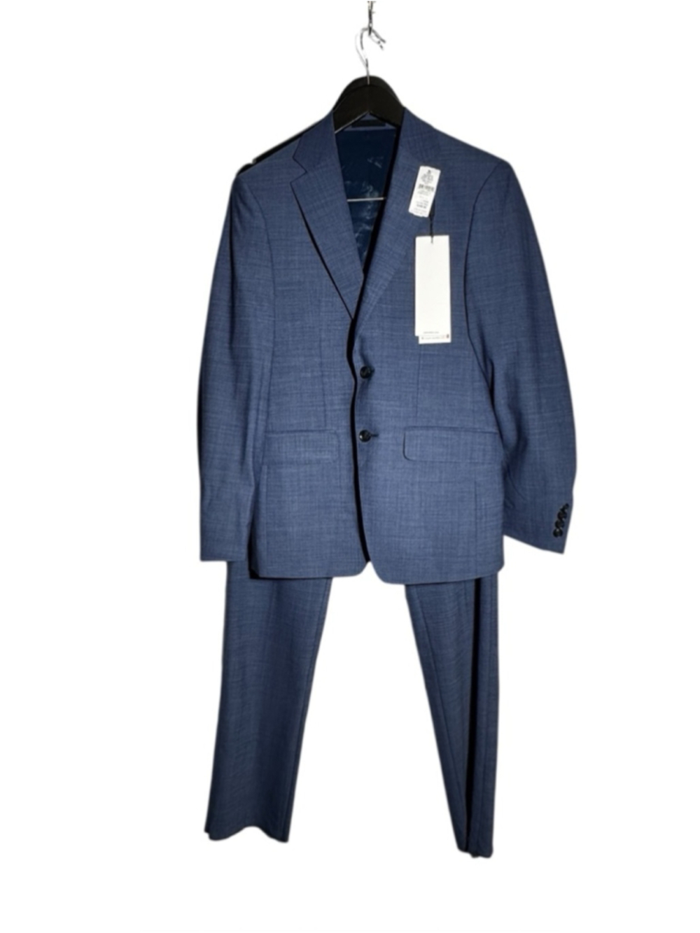 NWT Calvin Klein Slim Fit Dark Blue Two-Piece Suit - Picture 3 of 16